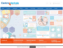 Tablet Screenshot of centrodentaleimpladent.com